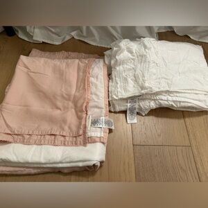 Pottery barn kids crib skirts